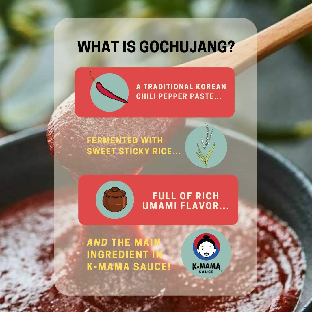k-mama Amazon.com : K-Mama All-Purpose Gochujang Korean Hot Sauce: 4-Pack